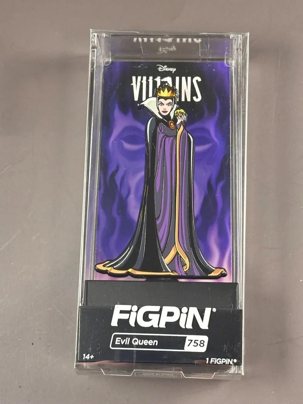 Figpin #758 Disney Villains Evil Queen Collectible Figural Enamel Pin New